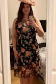 Got this dress to wear to the Kentucky Derby. I usually wear a size 8/10 and ordered the Large based on previous reviews. The fit is perfect, and the dress is extremely well made. Looks and feels like a more expensive dress. - Taylor T.
