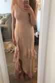 Got this dress for my sisters wedding in Punta Cana. My other sister and I are going to be bridesmaids and this dress will look perfect on the beach, I'm in love with the slit and ruffles!! - Ashley A.