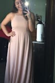 The price is the best bargain, but the fit was great! I was nervous because usually stuff doesn't completely fit me (I'm getting it hemmed, but that's just due to my height). It's definitely, definitely worth it!!! It's for my prom and I've already gotten so many compliments from just the pictures I've shown!! - Paz C.