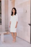 Fit perfectly for my bridal shower! Went with the small and didn't have to make any adjustments. - Mariana Y.