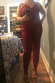 I ordered a M. I really like this but it's a little tight in the thigh/hips region. Fits great in the top - I re ordered the large so I'll see if that's a better fit... hope so because I really like it! - Mackenzie W.