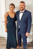 Wore this to a gala event and this dress was stunning! I am usually in between an XS/S so I was nervous that this might be too tight, but it fit perfectly and it flatters in all the right places!!
Normally I don't wear green, but this color is really pretty. The material is great quality and the adjustable straps are nice too. It was super comfortable and the length was perfect so I didn't need alterations with or without heels. - Abbie N.