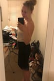 Realllyyy cute (and comfortable) skirt! I bought it for date nights but it could easily be dressed down as well. I ordered both a M and a L and the L was too big. The M fits perfectly. I'm 5'5" 145 lbs with an athletic build. I've only recently discovered Lulus and am IN LOVE! - Courtney L.