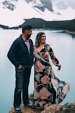 Wore this for my engagement photos!! Such a beautiful dress!! I also bought the light pink for my legal ceremony.  You need this in your closet!! - Erin B.