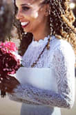 I loved this dress! I wore it for my wedding, which was outside and semi-formal. I got so many compliments! The top of the dress was a bit big, but a push up bra did the trick! - Shayna S.