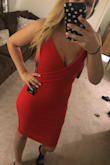 This dress is incredible. It's comfortable. It's beautiful and the color is perfect! I can't wait to wear it for one of the nights of my bachelorette weekend! - Cinthya T.