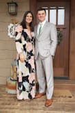 Love this length so that I could wear stiletto heels with it. Gave it a bit of a boho chic flare with a choker. I am not much into showing off my cleavage, so I pinned the middle a bit and it worked out great! Love the slit! - Amanda D.