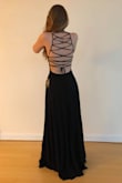 After reading other reviews, I was really concerned that this dress was going to be too short - especially since a size small is listed as being 57.5" from shoulder to hem. I'm more of a 60/61" from shoulder to hem, but my bra and waist measurements are definitely a small, so I decided to just give it a try. 

I'm happy to say that this dress fits me perfectly, and I can even wear 2-3" heels! I think a lot of the variability in length that people are getting comes from how tightly you tie the top half, and how low you let the top of the skirt lay. - Rebecca H.