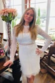 This dress was perfect for my bridal shower! The fit was great and it was comfy! Very much recommend this dress! - Lauren F.