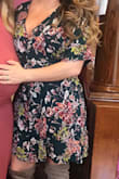while slightly loose, I wouldn't change the size because it was so flattering and feminine! I received so many compliments on the dress, the quality is great and the style is exactly what I was looking for! - Leslie M.