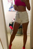 I bought these for my next trip to Costa Rica where I will get married. I read all the wonderful reviews and got them. They're cute, but they just are so big on the waist. I am still thinking whether I keep them and have my sister fix them in the waist or send them back. - Mindi-Elyse V.