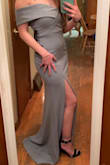 I bought this dress for my boyfriend's prom, and I was worried it was going to be a bit big because I'm tiny. It fit perfectly. It's a little long but that was expected and it won't cost me much to get it hemmed. - Erica W.