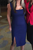 Looks professional, thick enough to not need a bra, nice length. - Cher H.