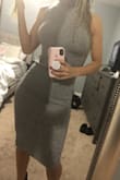 I love the dress, very comfortable, material is very soft perfect for a cold weather. - Sara R.
