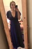 I LOVE this dress!! I'm short so it was quite long on me and I had to get it hemmed, but it was well worth it. Super flattering and a lovely color. - Sarah H.