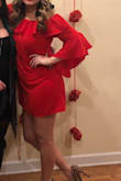I love this dress! I got so many compliments and questions about where I got it when I wore it. I sized up per other reviewers and it worked out fine but was a tad loose through the body. Still highly recommend! - Heather B.