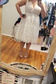 What I love about Lulus is that their dresses feel so quality. This one is especially gorgeous! It fits well. I was worried being a DD, but I feel secure! I'll be wearing this to my bridal shower and can't wait. - Sandra S.