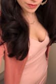I wanted a pink dress for spring that I could wear anywhere. For my frame it's a bit low cut and longer, so I'll have to have the hem taken up. I do wish that the straps were adjustable because they are not. Overall, still a great piece that fits like a glove! - Stephanie M.