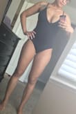 Great quality material bathing suit, I'm all legs and I found the short torso of this suit a little small. I like it enough to keep. - Carly W.