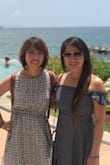 I'm petite, so I knew I would need to hem the dress. Beautiful fit but is tighter around my arms since I have flabby arms haha. Will look nicer with a pop color belt for contrast and a more defined waistline. - Linda M.