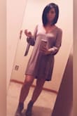 I'm short and dresses never fit me well at all. This one fit perfect after a wash and dry. It was comfortable, soft, and not see through like most dresses can be. This color!!! I was skeptical of ordering but so happy I did! It's one of my new go to dresses, and I ordered another in navy. - Dana M.