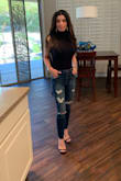 Great top to pair with ripped leggings or layer for work. - Jennifer R.
