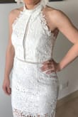 It was absolutely perfect, I got married at the courthouse in this amazing dress and it looked fabulous. - Maria I.