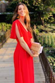 The wrap style took me a second to figure out but it worked great! There's a small extra layer of fabric past your butt so it's not see-through. Very easy to wear. The small was tight on me and the medium was a bit overflowing but I kept the medium anyway. - Olivia M.