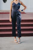 I wore this jumpsuit for my junior prom, and I loved it! I got lots of compliments and the fabric makes it look much classier than a normal dress or jumper. The only thing I would warn potential buyers about is that you may need to buy a strapless bra for this jumpsuit. - Maya S.