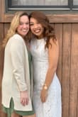 I was really nervous about getting this dress because I've never worn a dress like this before. I got this for my engagement party and there were a lot of elders there, so I wanted to make sure I was dressed appropriately. This dress hugged all my curves and got so many compliments! - Sarina T.