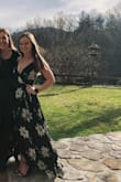 This dress was super cute and fun. My only issue with it, is if any wind would blow, basically it exposes your whole front so I was constantly having to hold it closed outside at my wedding rehearsal. - Emily W.