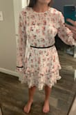 I loved this dress so much but had to return it because it ran too large. I am usually always a small/XS in Lulus dresses, but this size small was a bit loose in the waist, chest and the arms. Great color and quality though, looks just like the picture!! - Elena T.