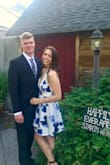 I bought this dress to wear to a friends wedding last summer and absolutely loved it. Very comfortable and the perfect length. I got so many complements! Plan on wearing some type of petals rather than a sticky bra because of the open back and deep cut in the front. - Jessica C.