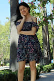 I loved the dress! I got a lot of compliments when I wore it for my birthday brunch. It's really good for girls with a smaller bust size thanks to the ruffle on the top. I love the material it's super breezy and perfect for the warm spring and summer weather. Would definitely recommend. - Crisol J.