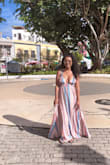 I wore this dress for my trip in Puerto Rico and was so in love! It's very flattering and I'm not in love with my body post baby but it made me feel confident in my new body. - Whitney G.