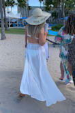 I got this for my beach vacation and it made an excellent cover up. The material was nice and light. I absolutely loved it. - Lana B.