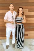 Received so many compliments on this comfy vacay outfit. Worked for day into night activities. I'm pretty short so probably could have benefited from having the pants hemmed but with wedges it worked perfectly. Love it! - Dionis W.