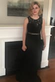Beautiful dress, wore to a dance. Was a little too long even with heels, but I'm only 5'2". - Lori S.