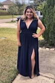I absolutely loved everything about this dress. It was so comfortable and sexy! I quickly fell in love once I tried it on, it didn't fit so I took it to a tailor to have alterations made. I have a wide back, so that's mainly where alterations took place. Once finish, it fit perfectly and loved it even more. I received so many compliments on it, will definitely be wearing it again! - Ashley H.