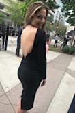 I absolutely love this dress! The material is so comfortable, and it fits like a glove. I received so many compliments! I wore it to a wedding and danced the night away and had no problems with the dress at all, it stayed in place perfectly. I would 100% buy this dress! It's very classy and a touch a sexy. It's perfect! - Cara H.