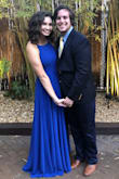 I love this dress! I wore it to formal and I got tons of compliments on it! My only complaint is that I had to order a size large so it would hit the ground but then the back was pretty loose.  If you're shorter it shouldn't be a problem - Piper G.