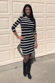 Great length, great fabric, stretchy and comfortable. - Andrea