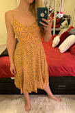Love it! Super cute and flattering. I ordered the yellow, which is actually much more orange though; so I'll be ordering another color. - Lara S.