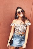 I love this top! Perfect fit! Love the colors and how light it is! Super comfortable and perfect top for the summer! - Erica