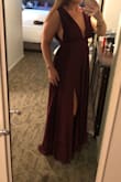 Loved this dress for a formal wedding! It was very long but things are always long. Tight on ribs. - Shayla P.