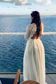 This dress is beautiful with an incredible fabric. I used it the day after my wedding for studio photos and I had many accessories. - Jessica G.