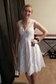 The dress was pretty loose on the waist and top even though I ordered a small. It made my hips look very large. Had to return - Inna S.