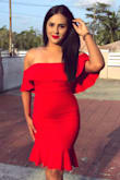 It's all in the name! I mean, I've never felt so ready to take on an event more than I did while wearing this dress, in this color! The compliments could not stop coming at me... Def worth the buy! - Samantha R.