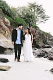 Got it for my engagement photo shoot at the beach. It looked beautiful and it was comfortable. I was still able to wear a nude bra with it for support, which was important to me. I usually wear a large, but since the waist wasn't stretchy material, I ordered an XL and it fit perfectly! Just had to hem the bottom. - ShouaNha M.