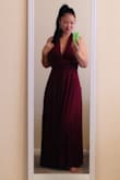 I absolutely love this dress! The far most comfortable dress I have ever owned! I also love the many ways I can wrap, strap and tie the top part of this dress! - Mimi C.